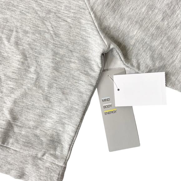 NEW Zella Girl Gray Sweatshirt Size Small Crewneck - Picture 4 of 8